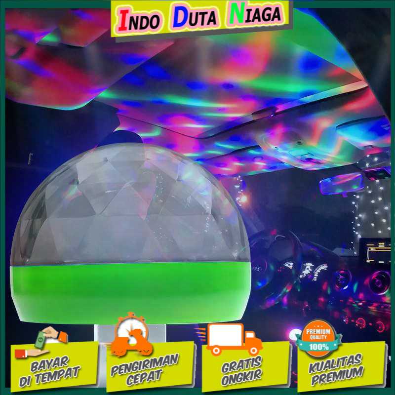 IDN TECH - Magic Ball Lampu LED RGB USB Atmospere DJ Light Sound Control