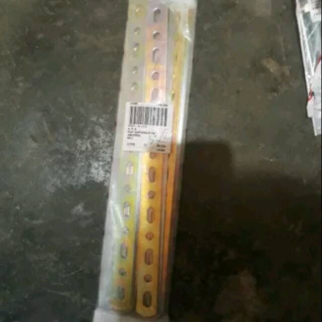 Plat pelat besi universal bolong bolong lubang lubang harga satuan per buah