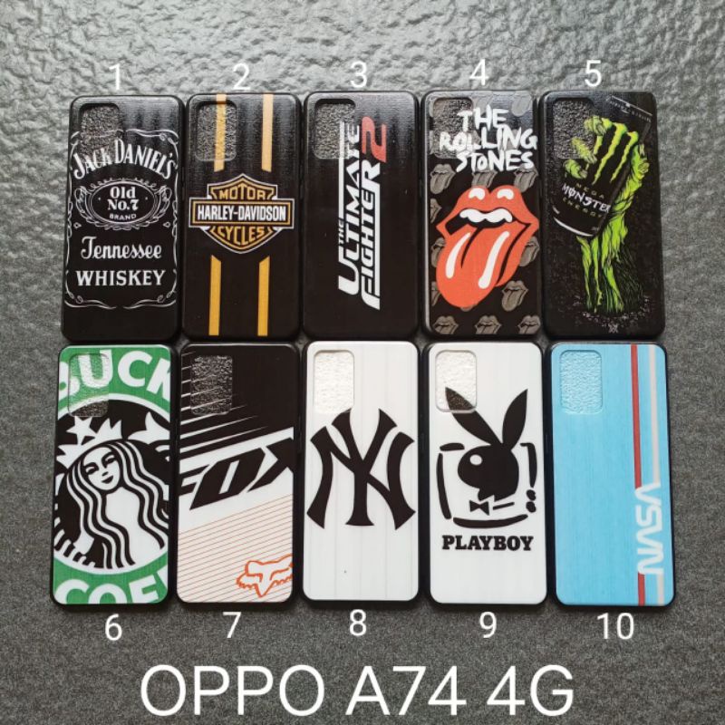 Soft Case Oppo A74 4G Motif Gambar Cowok Softcase silikon Softshell silicon