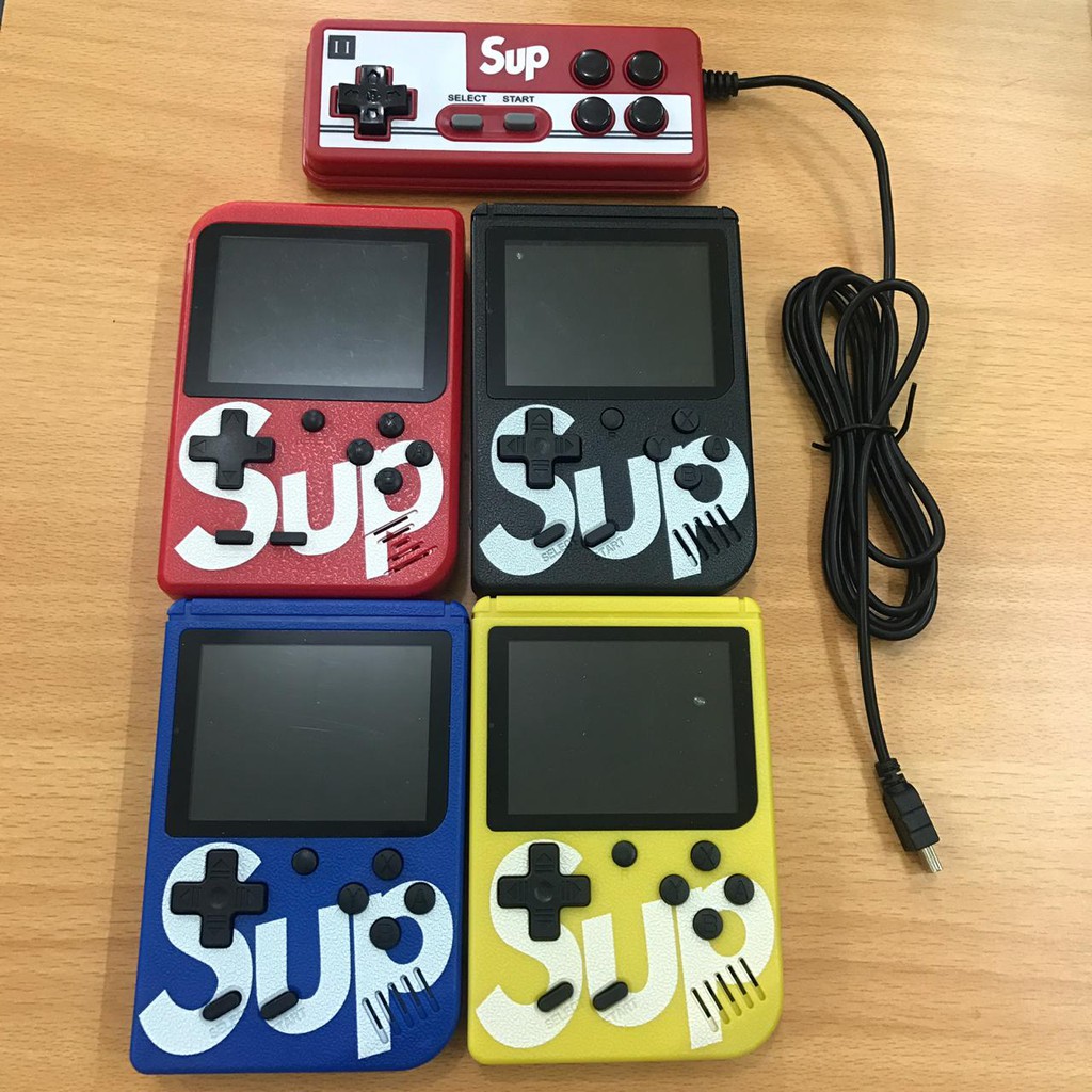 Gameboy + Stik SUP 400 IN 1 3.0 Inch LCD / Game SUP With Gamepad / Joystick 2 players game Retro FC