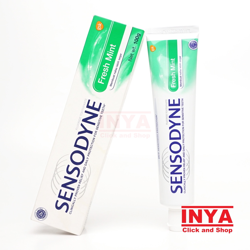 SENSODYNE FRESH MINT FLUORIDE TOOTHPASTE 100gr - Pasta Gigi - Odol