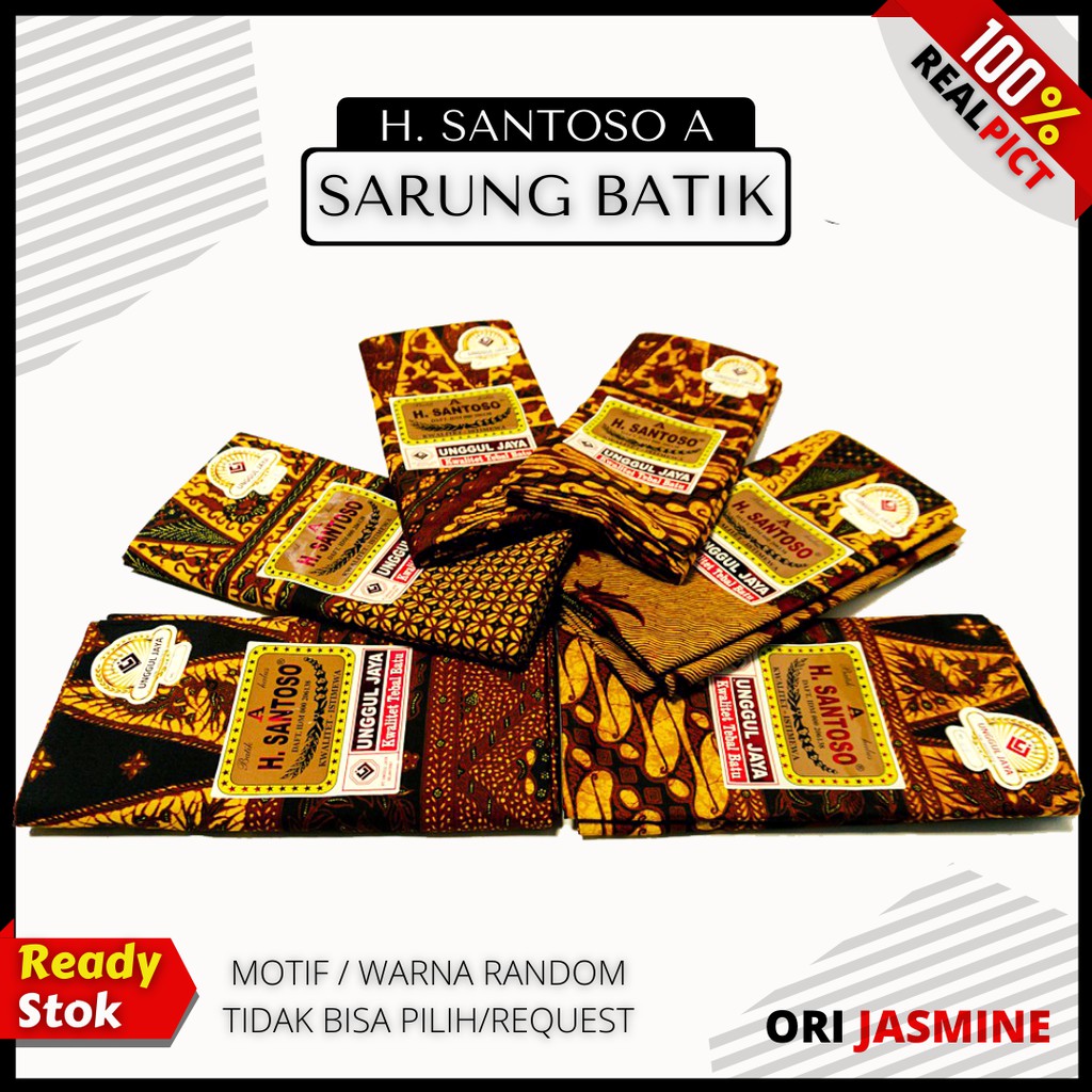 Kain Sarung batik wanita  katun solo murah premium jarik melahirkan batik katun halus SANTOSO A