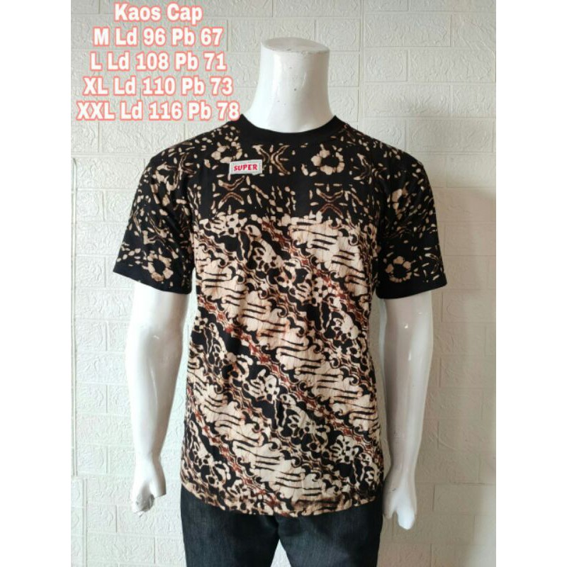 KAOS BATIK CAP PRIA/WANITA