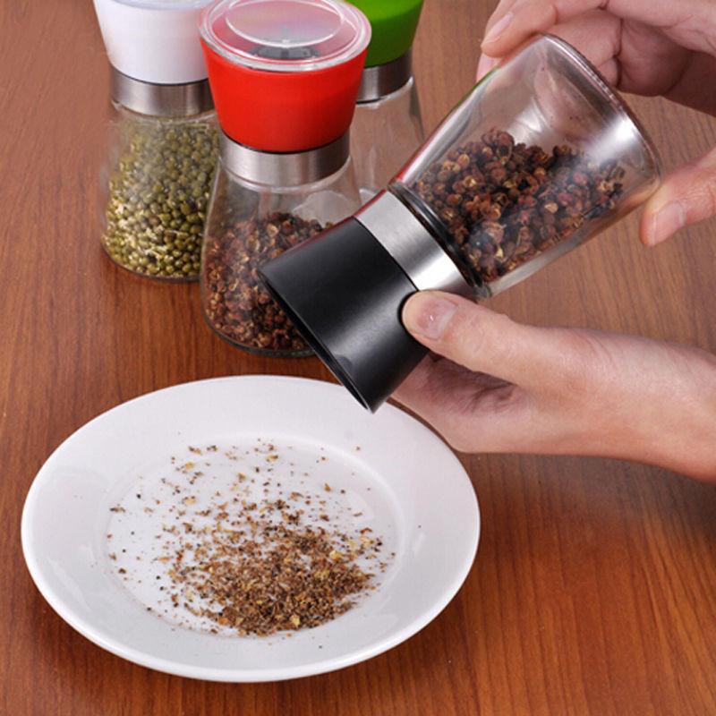 Penggiling Lada Manual Pepper Grinder Tempat Penyimpanan Lada Bubuk