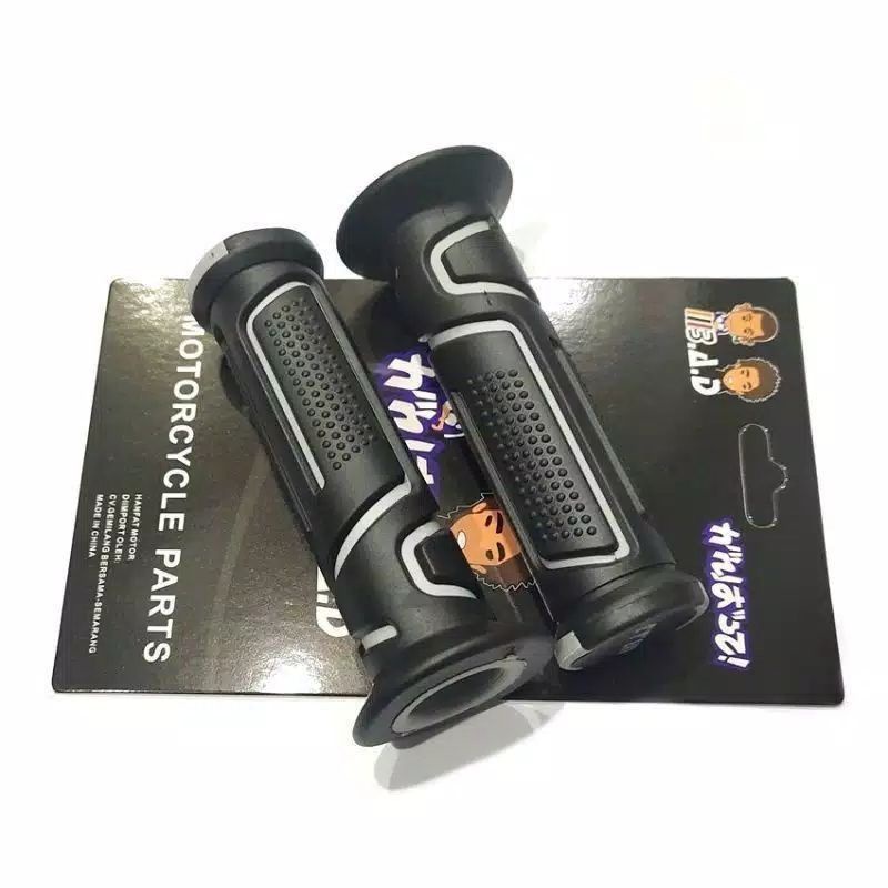 Handgrip IBAD Variasi Garis Full Karet Grip Sarung Gas Motor Handgrip Karet