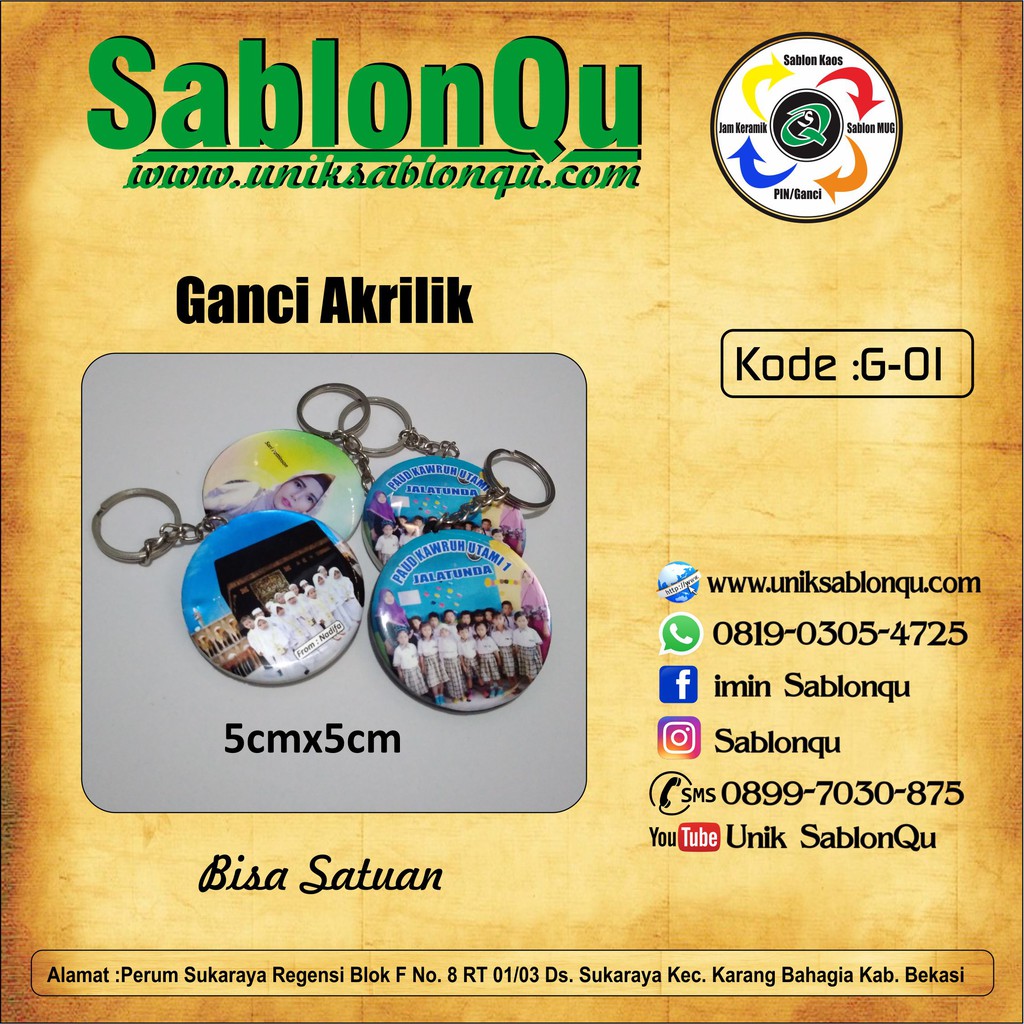 

GANCI AKRILIC
