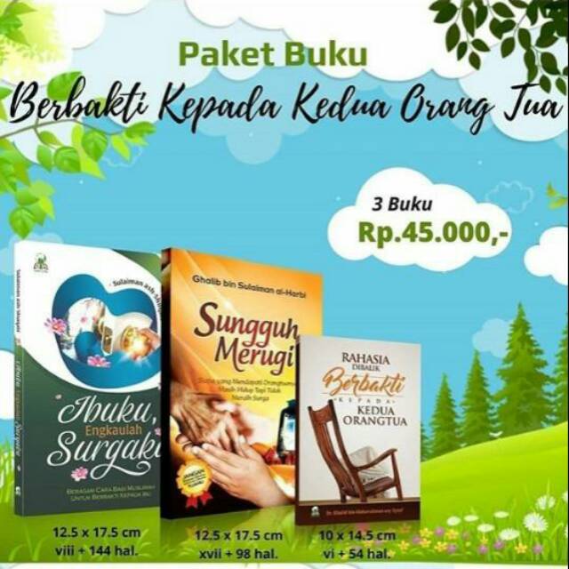 Paket Buku Berbakti pada orang tua 3 buku 45.000