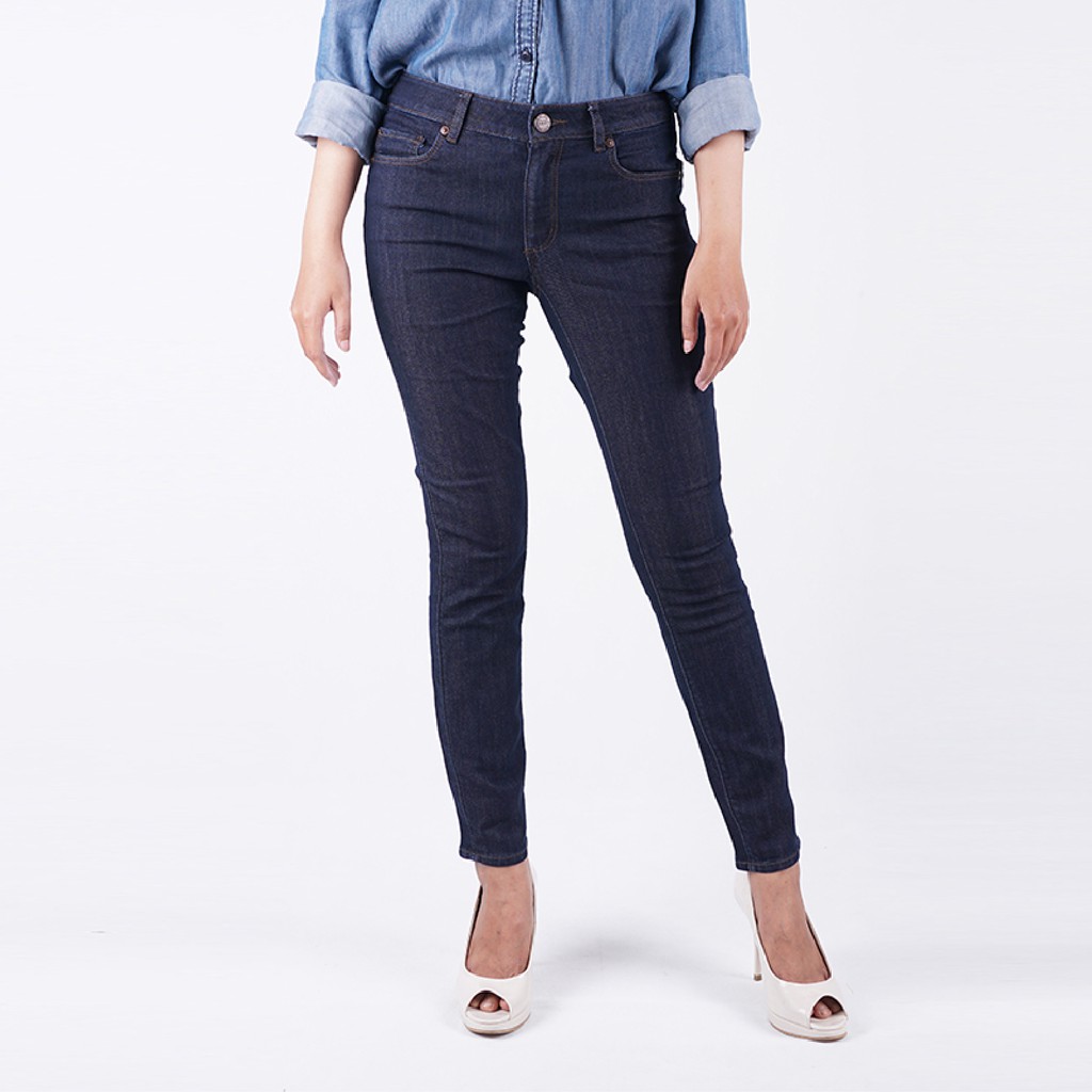 Celana Branded Wanita LOFT Curvy Modern Jeans