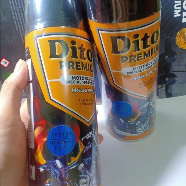 DITON Premium Pilok Pilox Cat Semprot - S9793* Light Blue Pearl / 9793 Biru Metalik (400cc)
