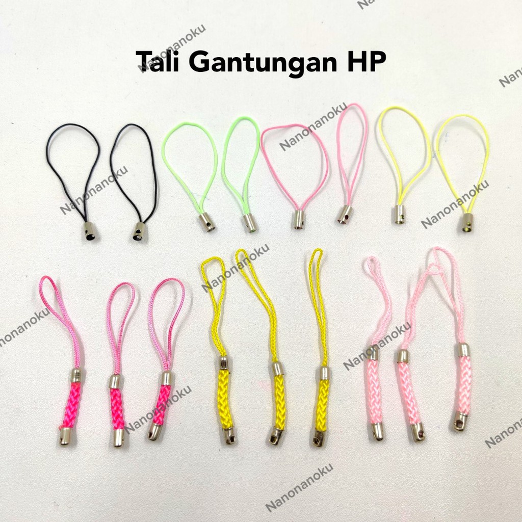 [20 pcs] Tali Gantung HP Polos , Kepang