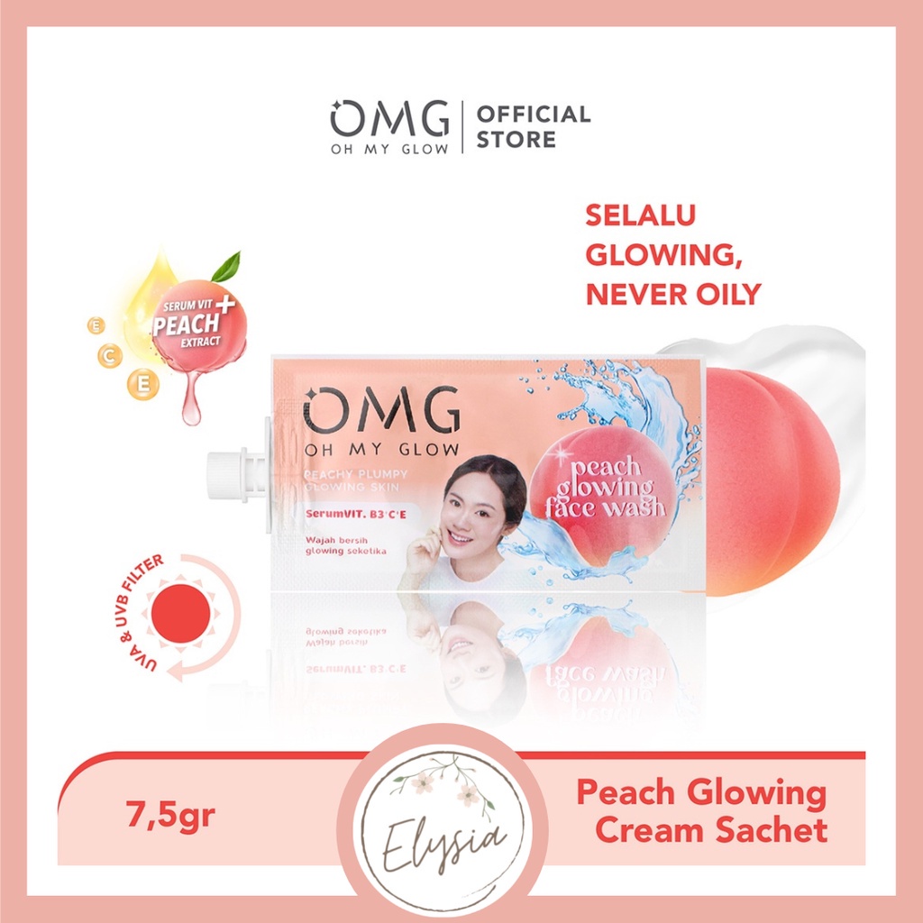 OMG Oh My Glow Peach Glowing Cream 25 gr/ 7.5 gr