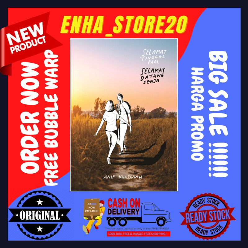 Buku Novel Remaja Indonesia Selamat Tinggal Pagi, Selamat Datang Senja Terbaru Murah Best Seller Ori