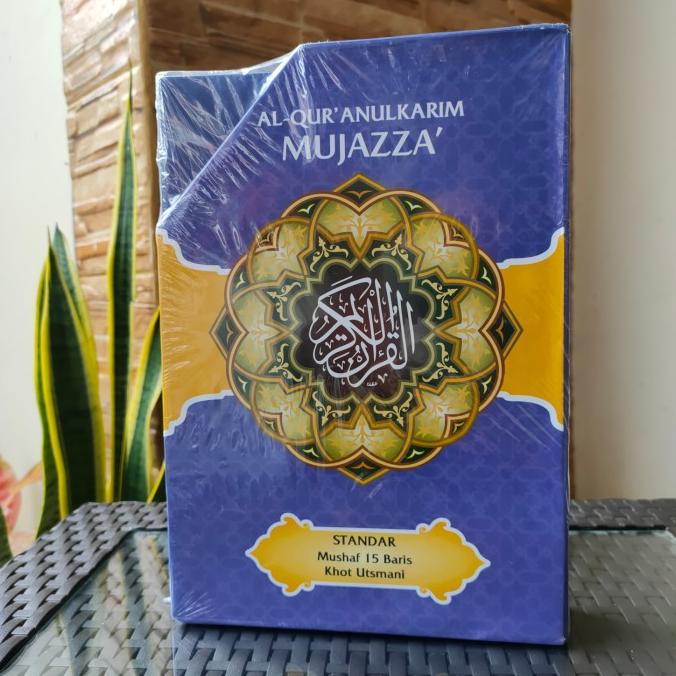 

Alquran per Juz Mujazza 15 baris Uk Besar B5, Al-Quran isi 30 Juz Star Seller Termurah