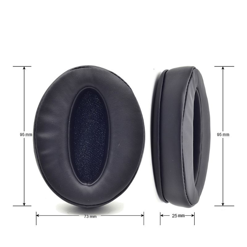 Bt 1pasang Earpads Kulit Busa Lembut Sarung Bantal Telinga Untuk 4.40 HD4.50 BTNC