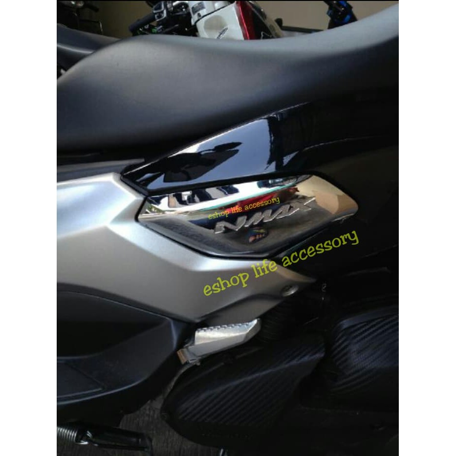 Aksesoris Nmax Side Body Garnish Chrome Silver Nmax Body Samping