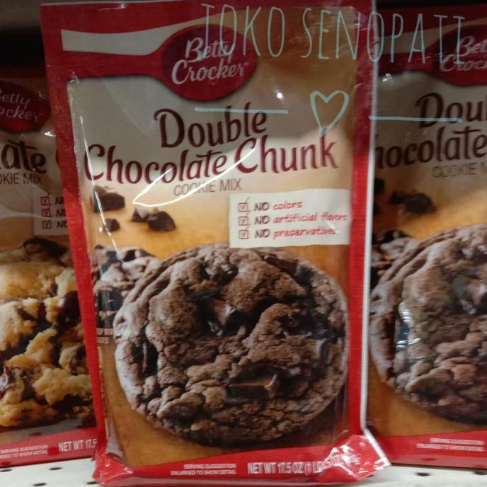 

BETTY CROCKER DOUBLE CHOCOLATE CHUNK 496GRAM