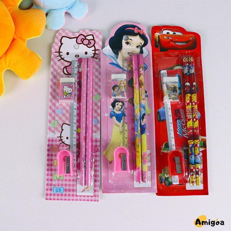 5pcs Siswa Kreatif Set Kartun Kartun Lucu Kindergarten Festival Kecil Hadiah Kecil - AG2