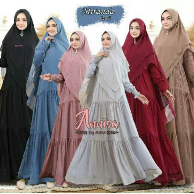 Gamis Plisket Miranda Syari by ASM