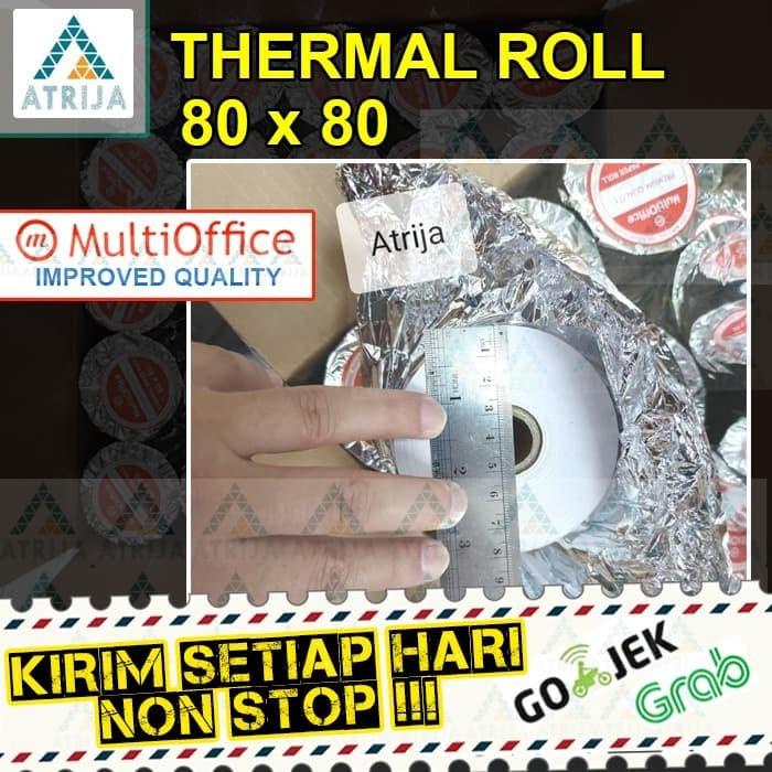 

Kertas | Multioffice Kertas Thermal Roll 80X80 Khusus Gojek/Grab Instant Kualitas Terbaik