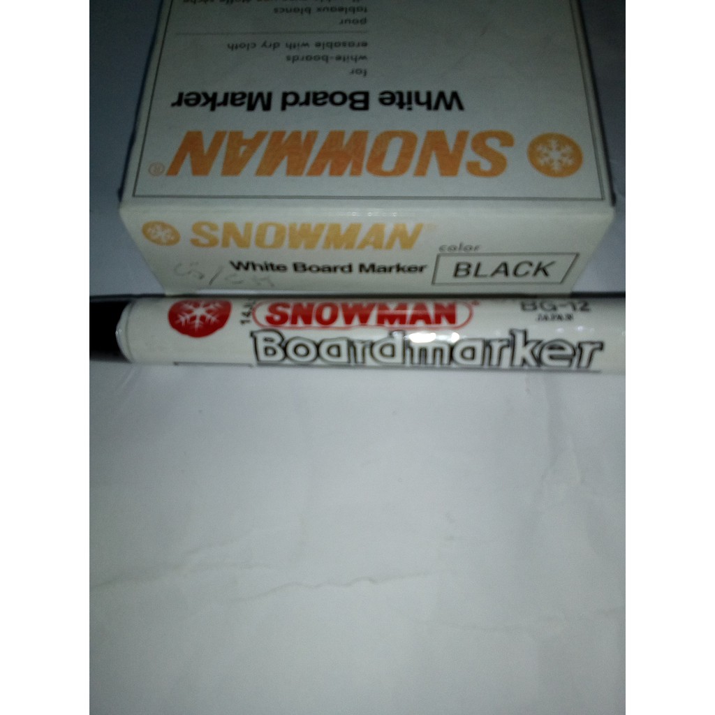 

SNOWMAN White Board Marker - warna HITAM