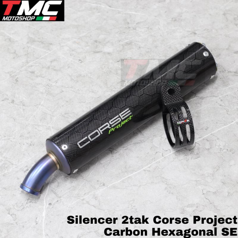 Silencer silincer Corse Project 2tak Ninja150 Ninja 125Z Fizr Rxking Satria-Carbon Hexagonal SE