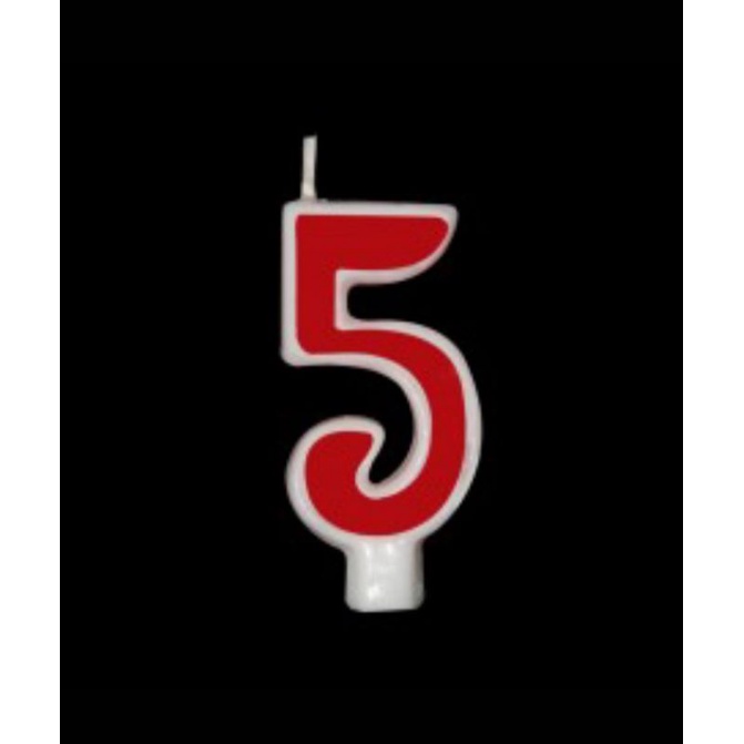 lilin angka merah putih