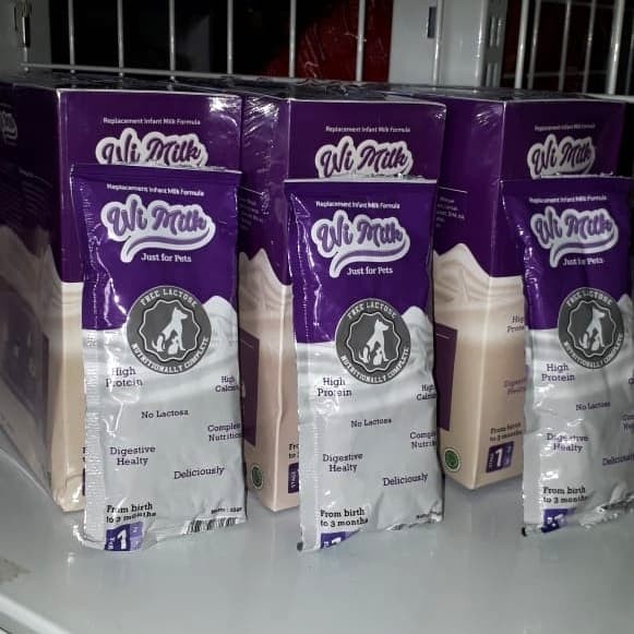 susu kucing - anjing & kelinci wi milk sachet 20 gr