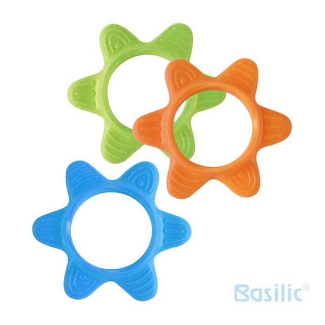 ♥BabyYank♥ BASILIC TEETHING RING STAR D080 / GIGITAN SILIKON BAYI .