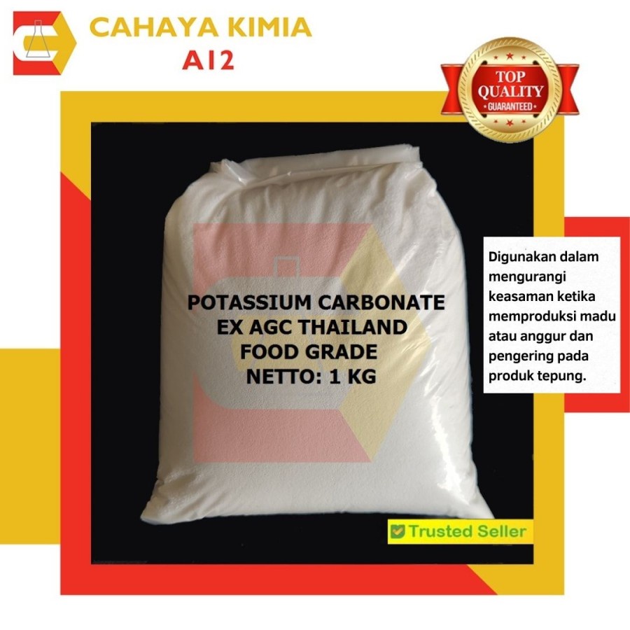 

Potassium Carbonate ex. Thailand - Food Grade 1 kg