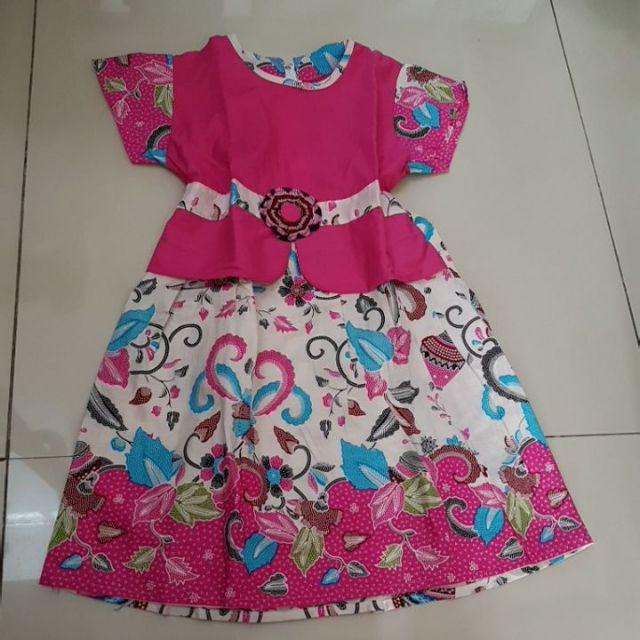 Dress / Terusan / Baju Batik Anak Perempuan 1837