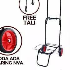 PROMO  TROLY BARANG LIPAT TROLLY BARANG