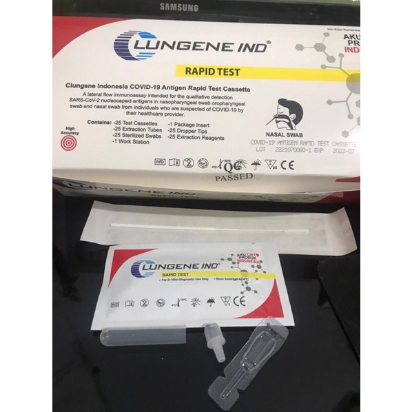 Clungene Ind Rapid Test | Antigen | Swab Test | Covid