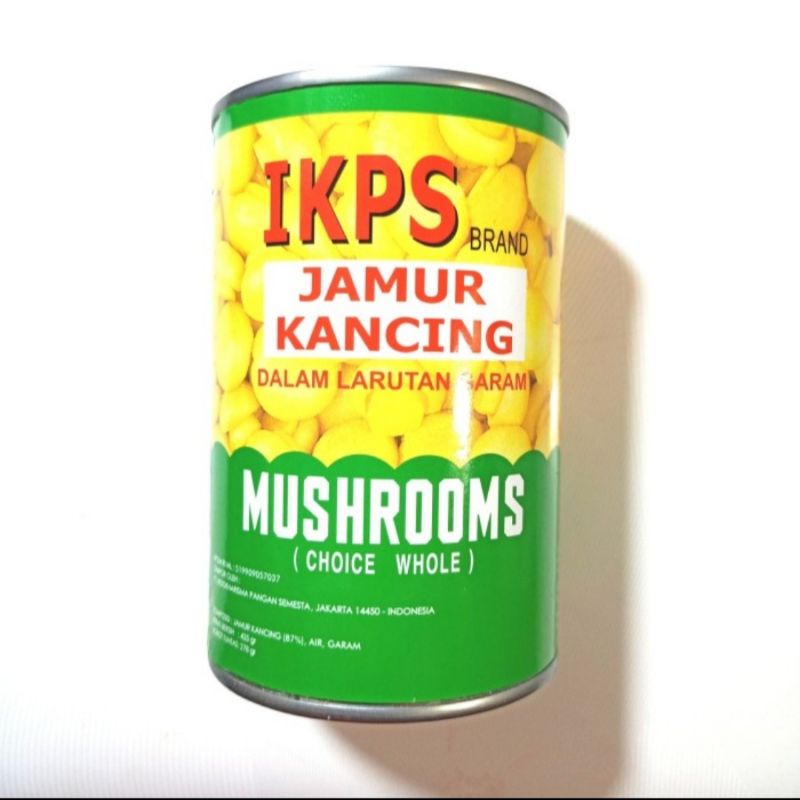 Jual Jamur Kancing Kaleng Ikps Mushrooms 425 Gram Choice Whole