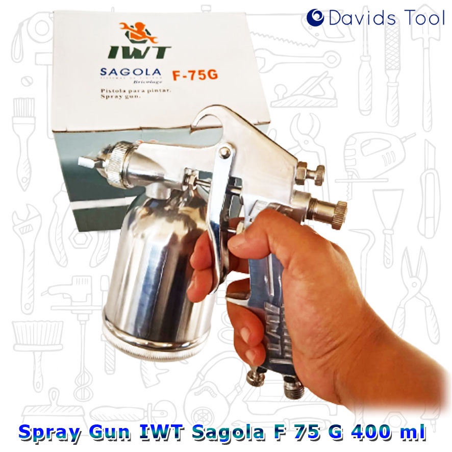 Iwt Spray Gun Semprotan Cat Semprot F75G 400ml