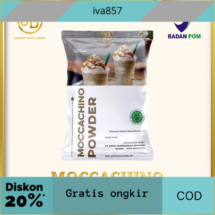

PROMO Mochacinno Powder - Bubuk Minuman Bubble Drink GRATIS ONGKIR