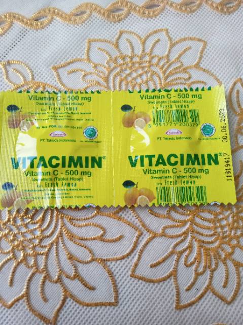 Xonce Vitamin C 500 Mg 1 Strip (isi 2 tablet)