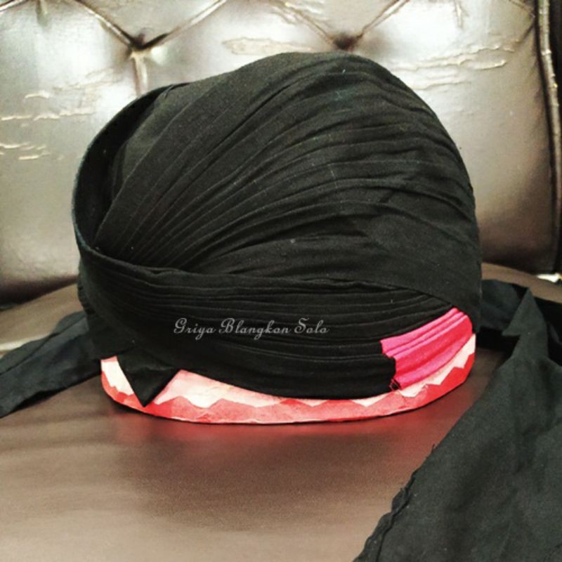 Blangkon Jogja Hitam Sunan Kalijaga