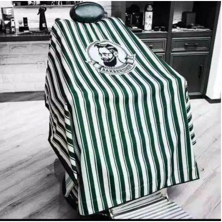 Jual Kain Kep Cukur Rambut Barbershop Kain Kep Pangkas Cukur Rambut - Hijau