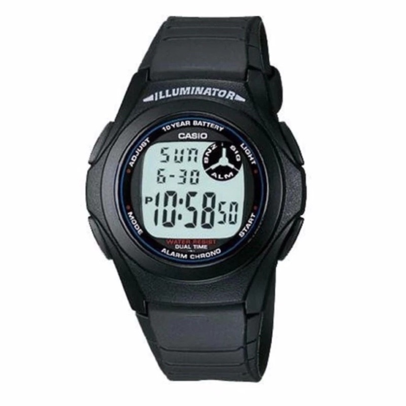 Casio Original F-200W / F200W 1AJam Tangan Pria - Digital - Karet