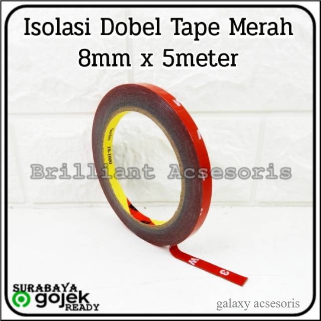 

Isolasi Dobel Tape - Merah / Putih -galaxyacsesoris