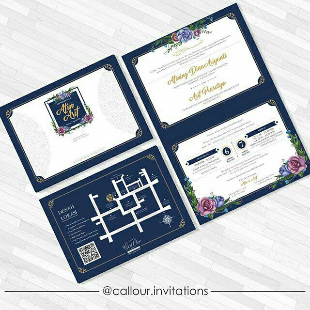 Undangan HardCover Custom Lipat