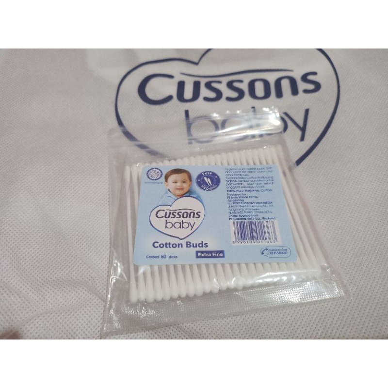 ctton buds cussons baby /korek kuping cussons baby alat pembersih telinga bayi lembut perawatan bayi kosmetik bayi