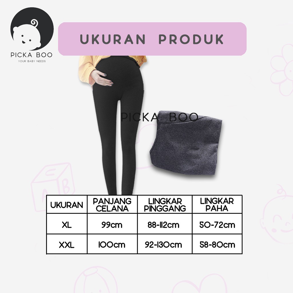 PICKA BOO Celana Legging Ibu Hamil  Active-wear Maternity Legging