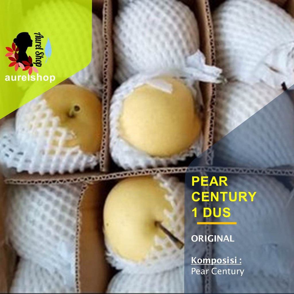 

Buah Pear Century 60 kemasan kardus 16 kg