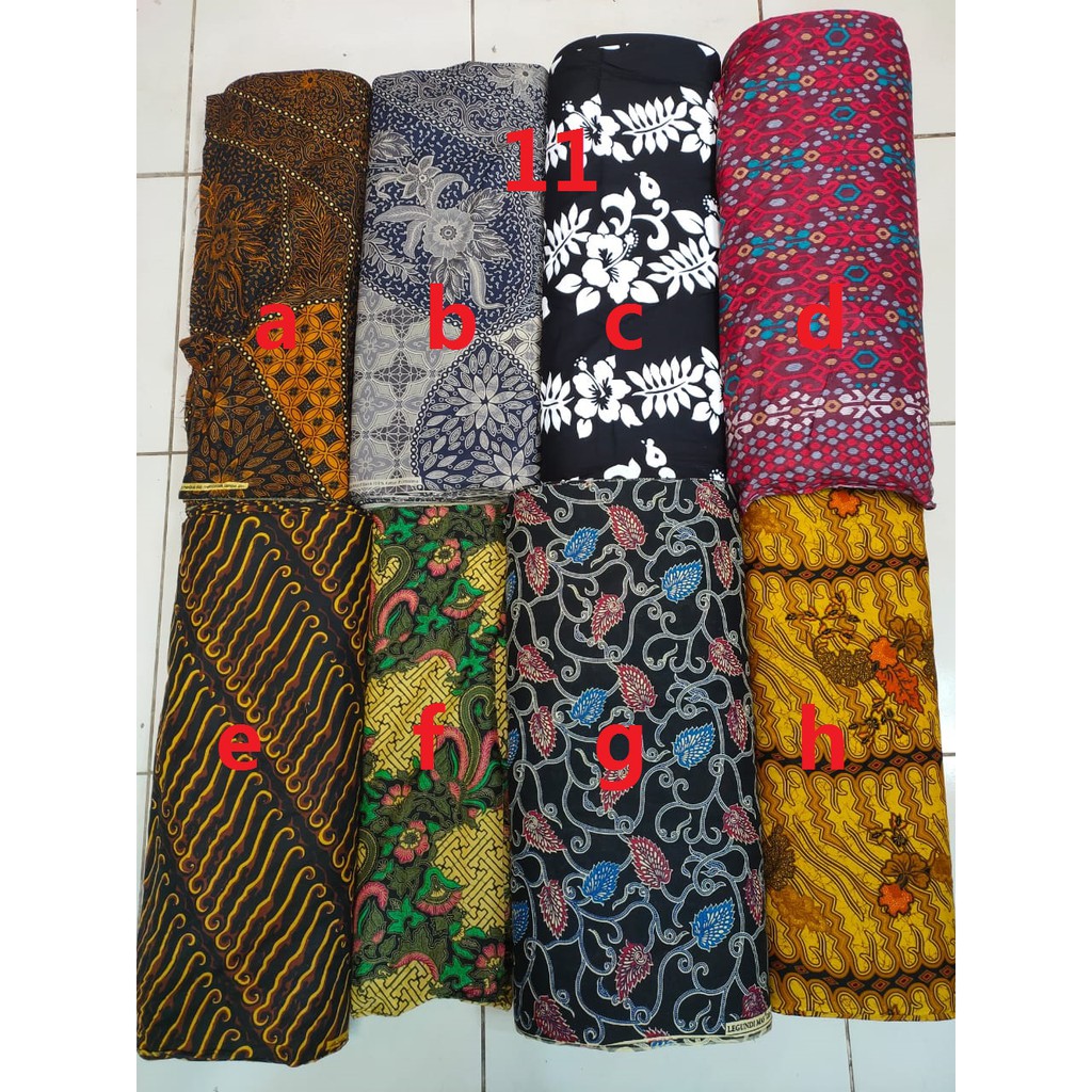 BAHAN KATUN BATIK ADEM METERAN