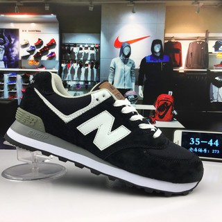 Sepatu Sneakers Desain New Balance nb574 Warna Hitam Putih Ukuran 36-44