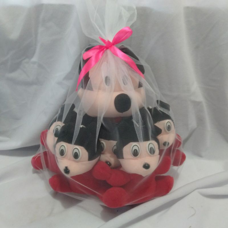 BONEKA MICKEY/MINNIE MOUSE BERANAK 5 MURAH