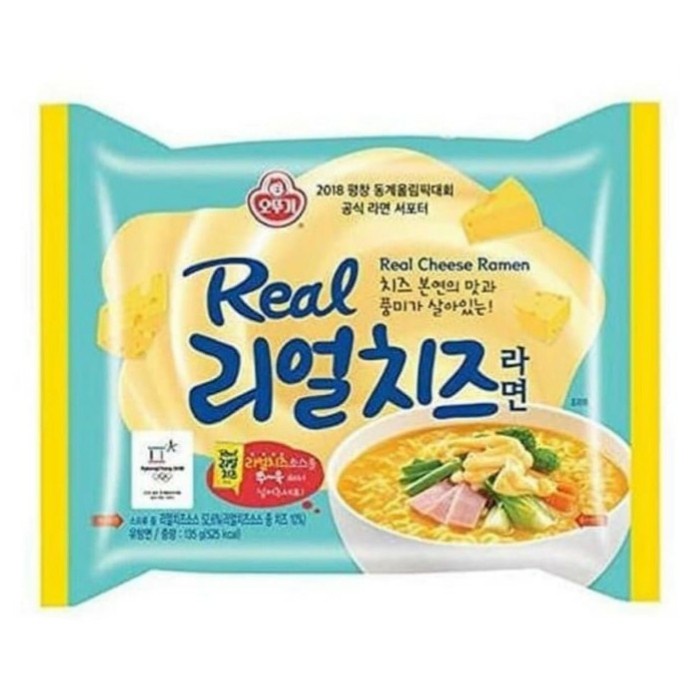 

impor-mie- ottogi real cheese ramen - mie impor korea keju -mie-impor.