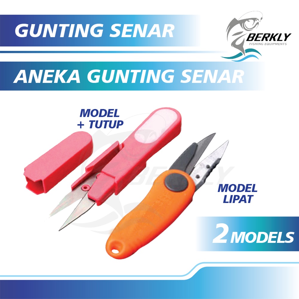 BERKLY Gunting Senar Benang Pancing Gunting Portable BahanGunting Anti Karat Awet Gunting