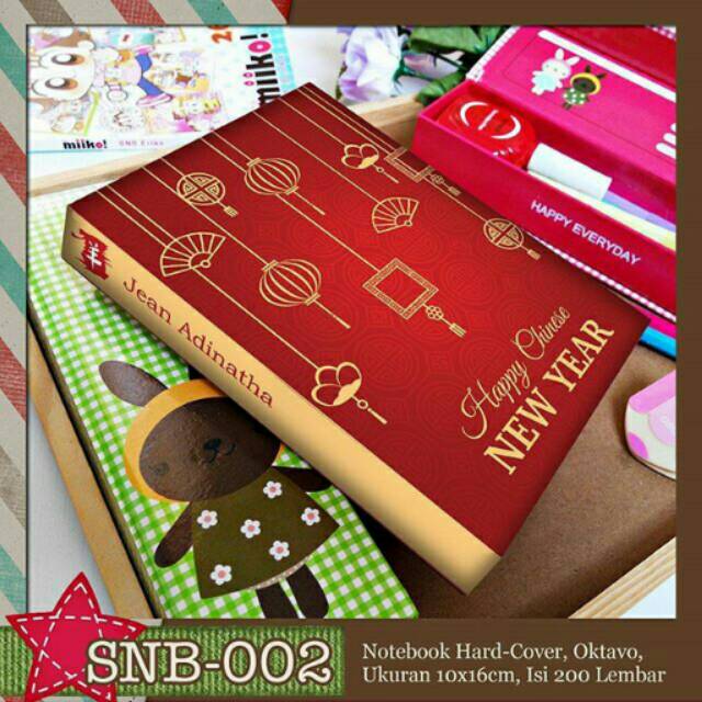 

SNB-002 Notebook A6 Happy Chinese New Year